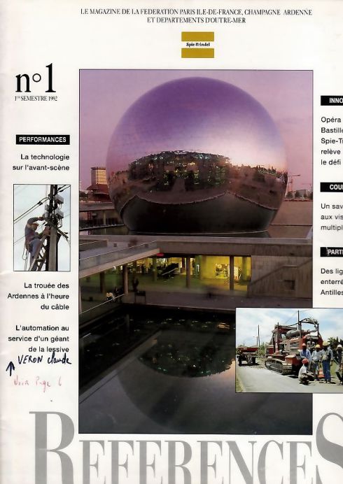 en premiere page du mag !